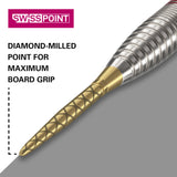 Swiss Storm Diamond Pro Points showing gold diamond-milled point