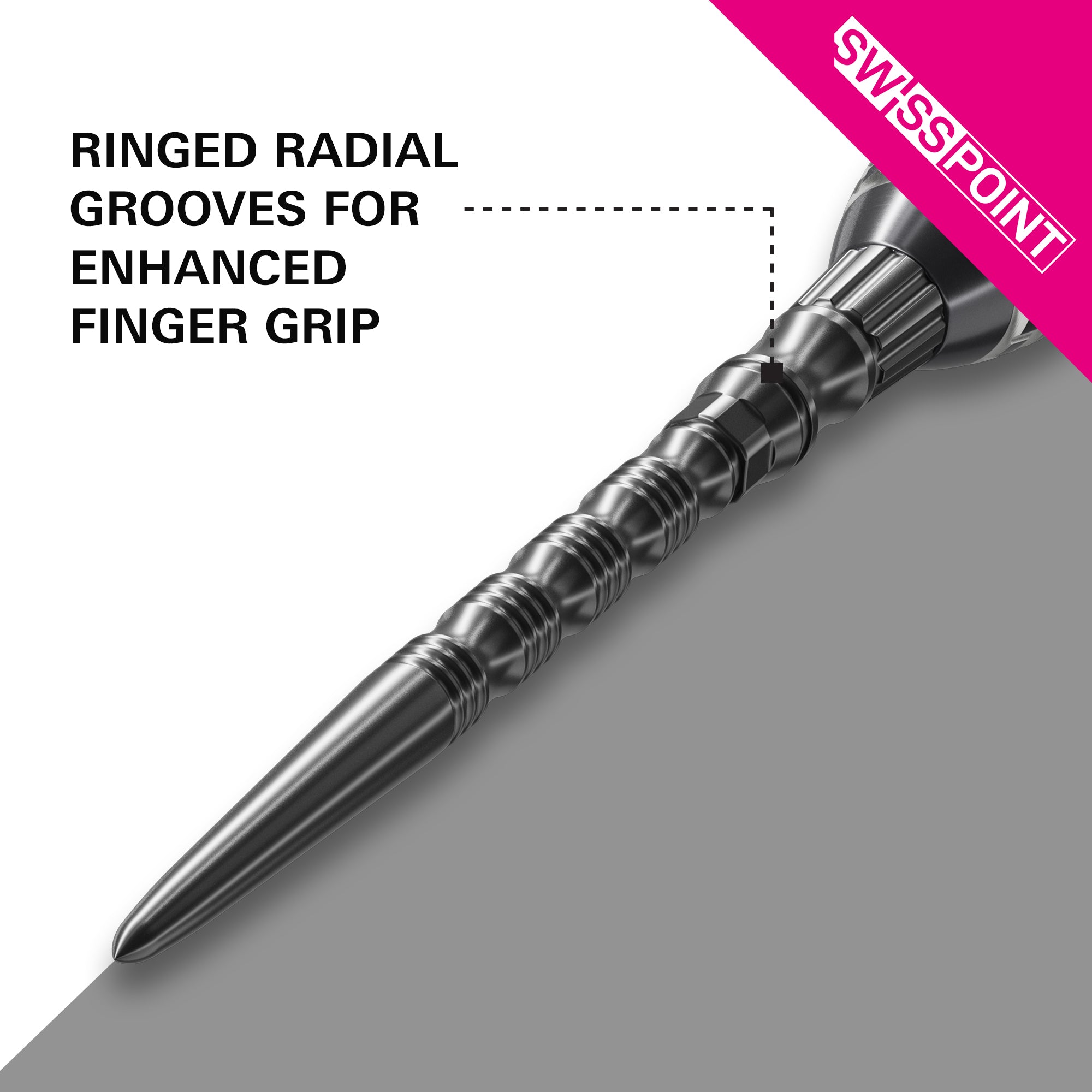 Swiss Signature TRB Black Point with 'Swisspoint' branding on a gray background