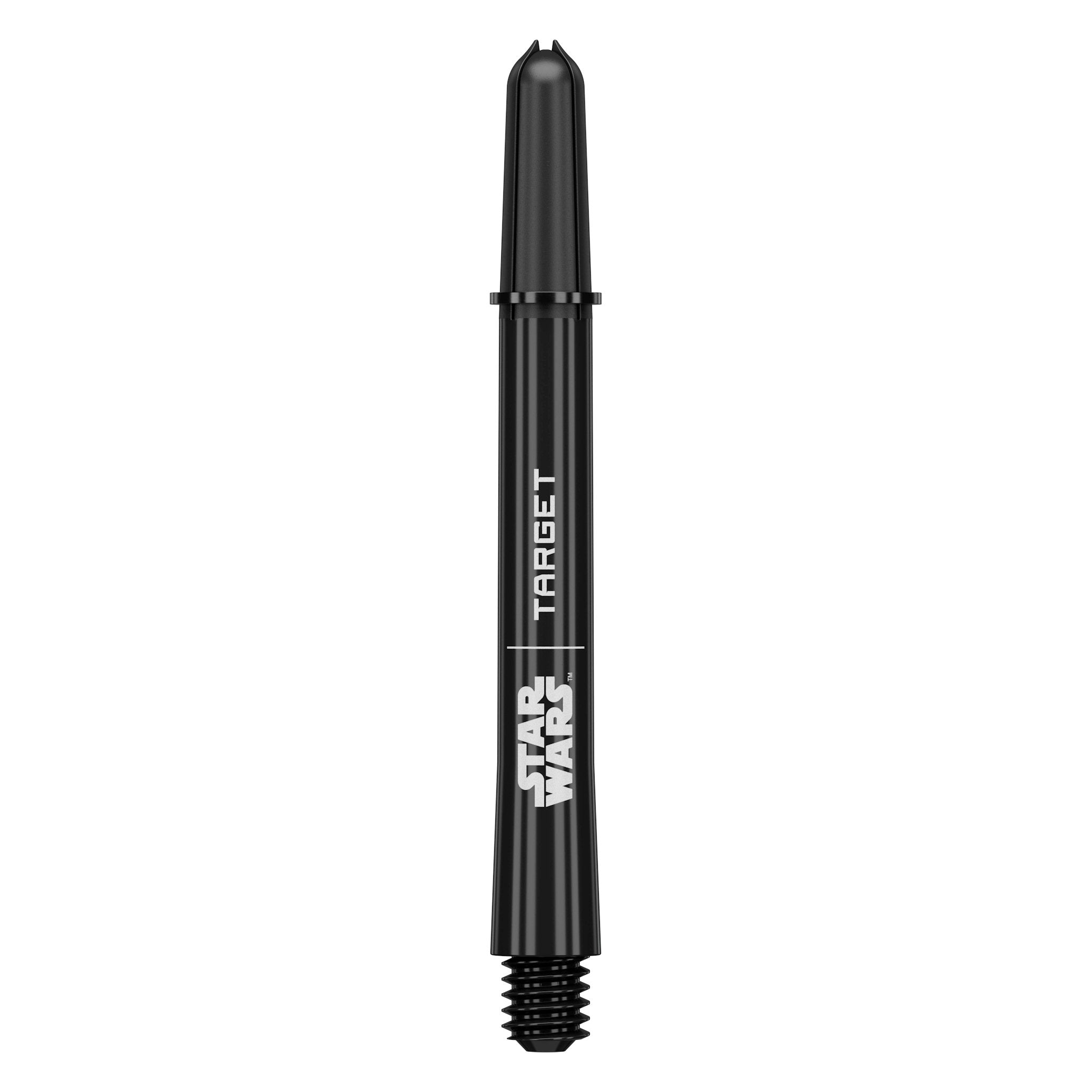 Black dart shaft with 'Target' and 'Star Wars' branding on a white background