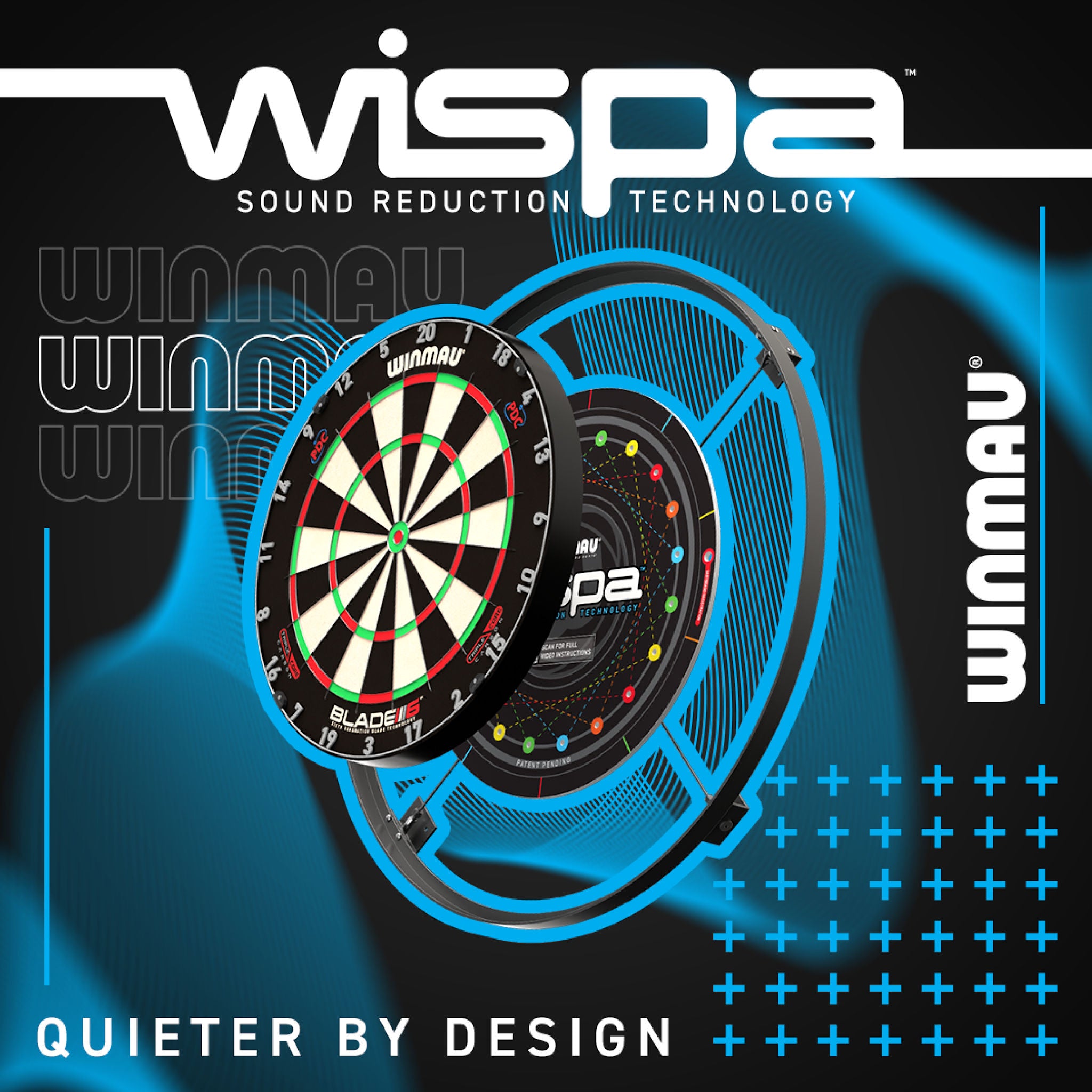 Wispa™ Dartboard Sound Reduction ad
