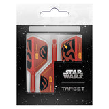 Star Wars Target darts packaging with red and black design on a white background