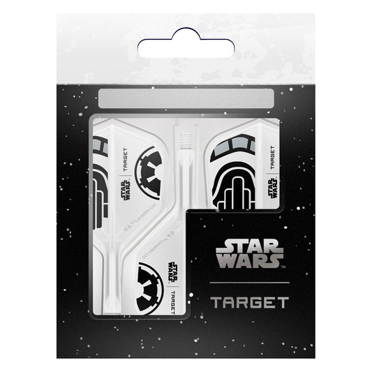 Star Wars-themed k-flex flight and shaft with Target branding on a white background