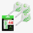 K-Flex Standard No.6 Flight & Shaft XBOX with green patterns and packaging on a white background