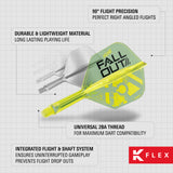 Luke Littler Nuke Fallout SP 90% Tungsten Darts K-Flex specs.