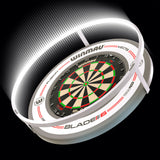 Winmau Plasma Ice Dartboard Light shown with the triple core dartboard dynamic view.