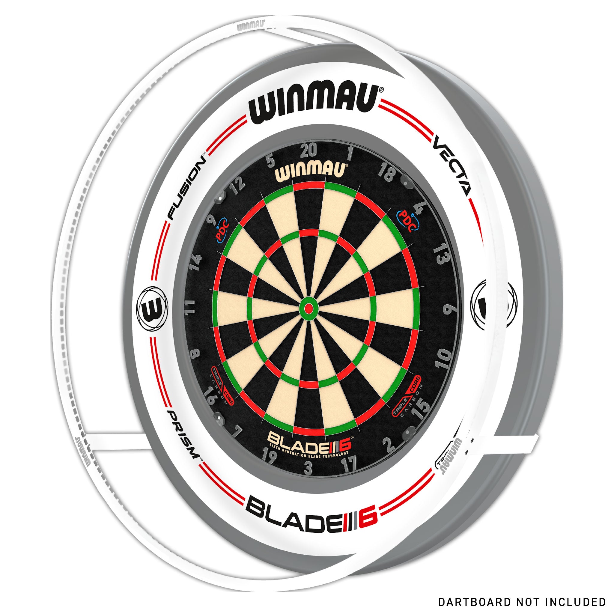 Winmau Plasma ICE Light & ProLine Surround Bundle shown with the blade triple core board