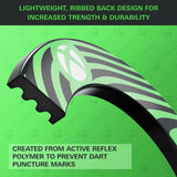 XBOX Surround in Black and green shows the mechanics of what goes into the design of the surround on a green background