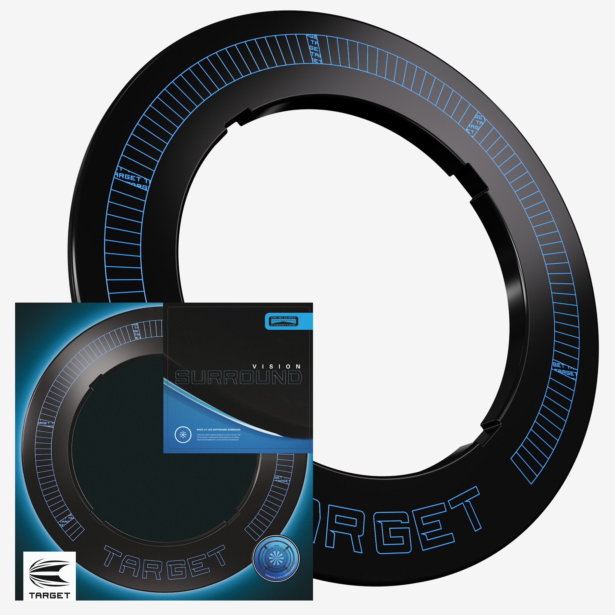 Target Corona Vision LED Notched surround and the packaging.