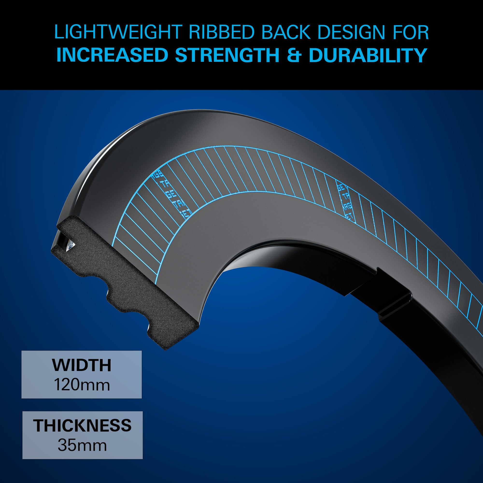 Target Corona Vision LED Notched surround showing the thickness of the surround. 