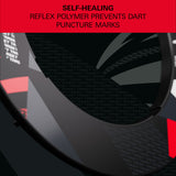 Target Black Patterned Notched Surround showing self healing reflex polymer 