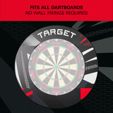 Target Black Patterned Notched Surround needs no wall fixings