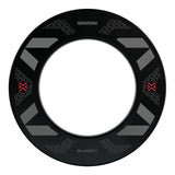 Winmau Blade X Black Surround 'WINMAU' branding on a white background