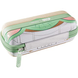 STAR WARS™ Grogu BOA Wallet Green and beige case with 'Star Wars' and 'Target' branding on a white background