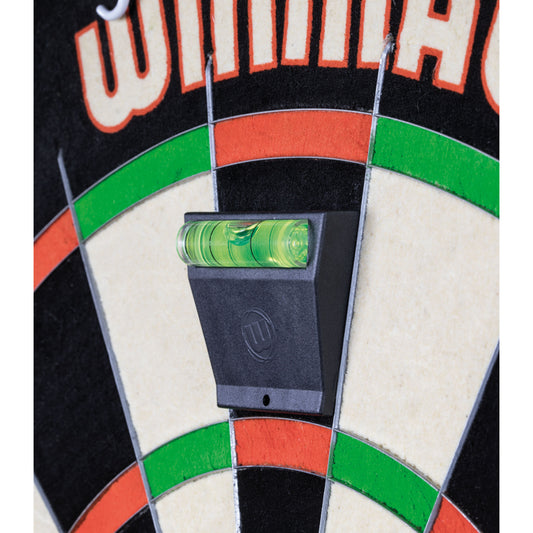 Spirit Master Dartboard Level shown on dartboard in use