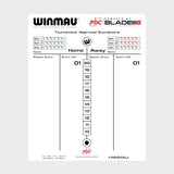 Double-sided Scoreboard by Winmau dry wipe side