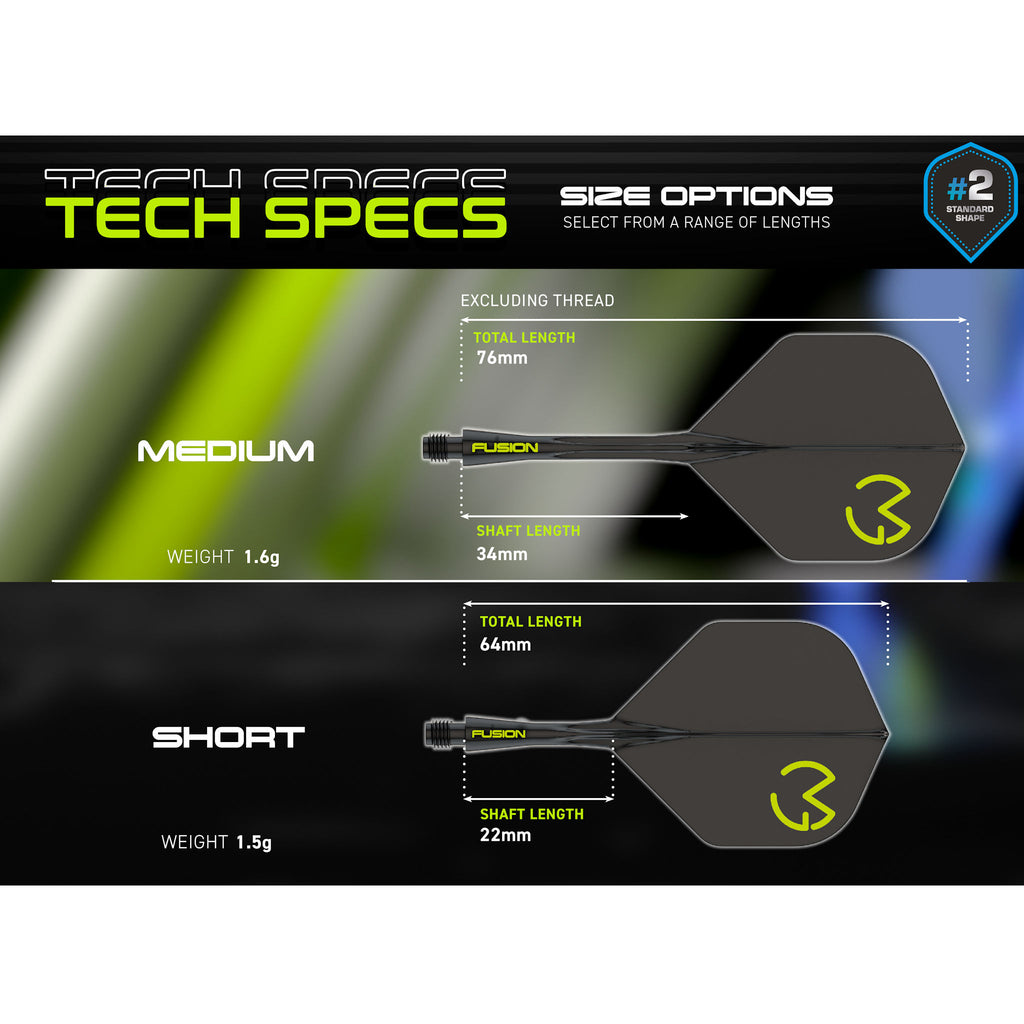 Fusion Flight & Shaft System MVG Pac Man – British Darts