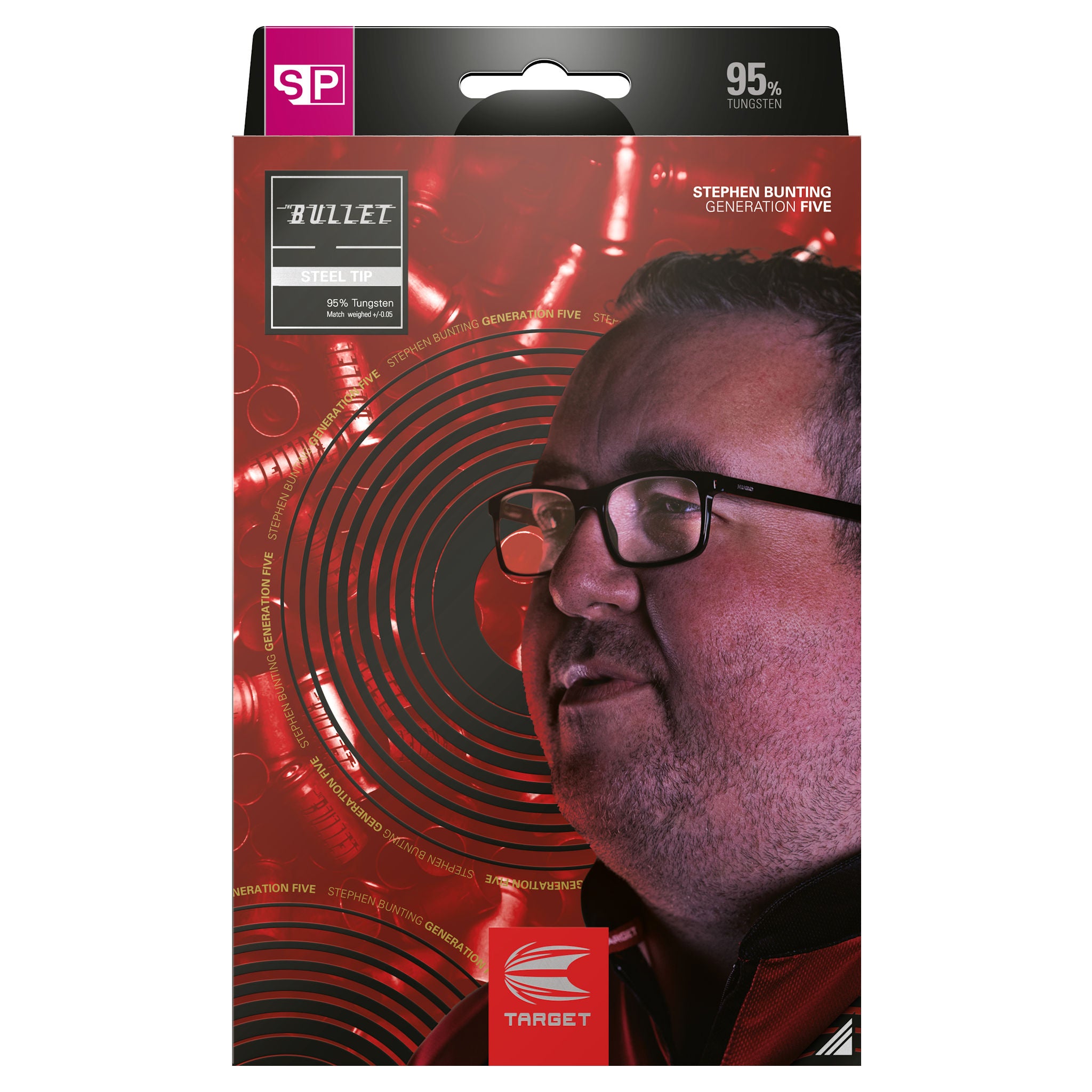 Stephen Bunting G5 90% Swiss Darts packaging