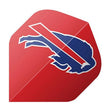 NFL Buffalo Bills dart flight Red with blue and white logo on a white background