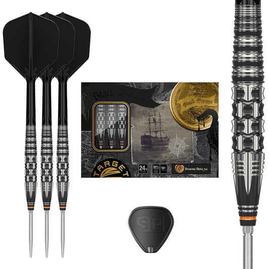 Black Marque Dancing Duck G4 SP 90% Tungsten what's in the box and close up of barrel