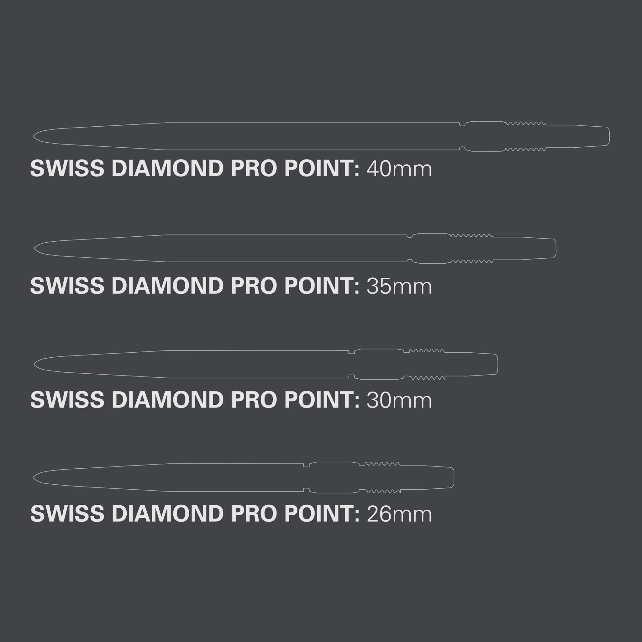 Swiss Diamond Pro Points – British Darts