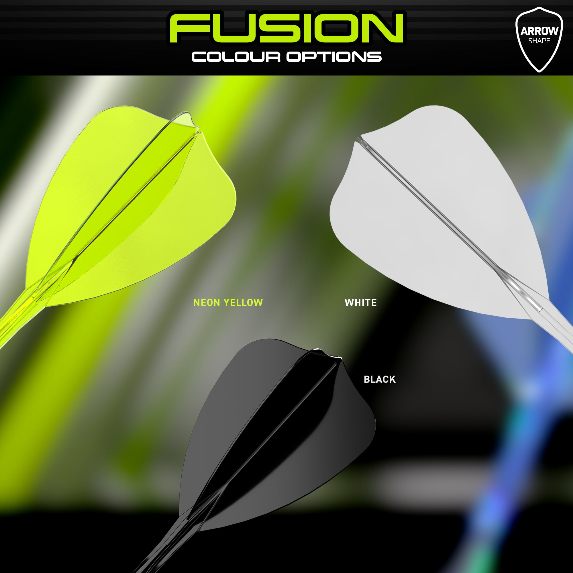 Fusion Arrowhead Flight & Shaft System Clear