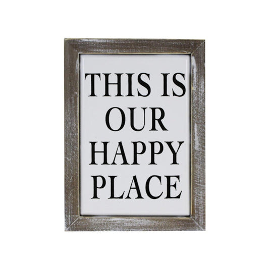 Sign - This is Our Happy Place Wall Box IND2112