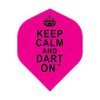 BD Keep Calm Dart On Pink Flights 2282