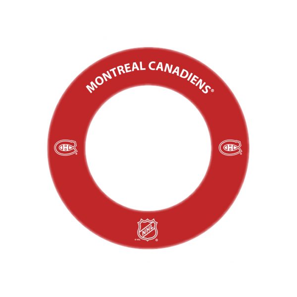 NHL® Montreal Canadiens Dartboard Surround with 'Montreal Canadiens' text and logos on a white background