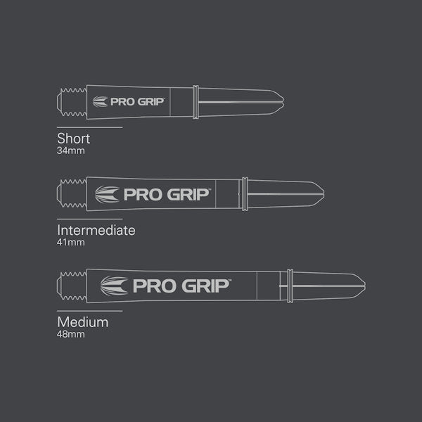 Pro Grip Spin Shafts lengths
