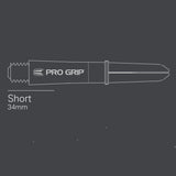 Pro Grip size with 'Short 34mm' label on a black background