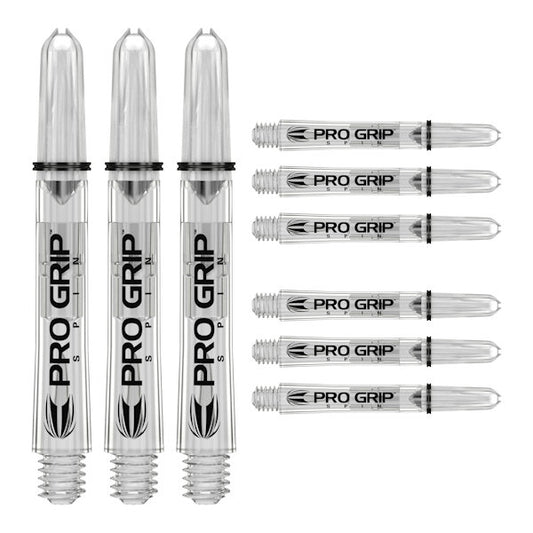 Pro Grip Spin Shafts (3 Pack) clear
