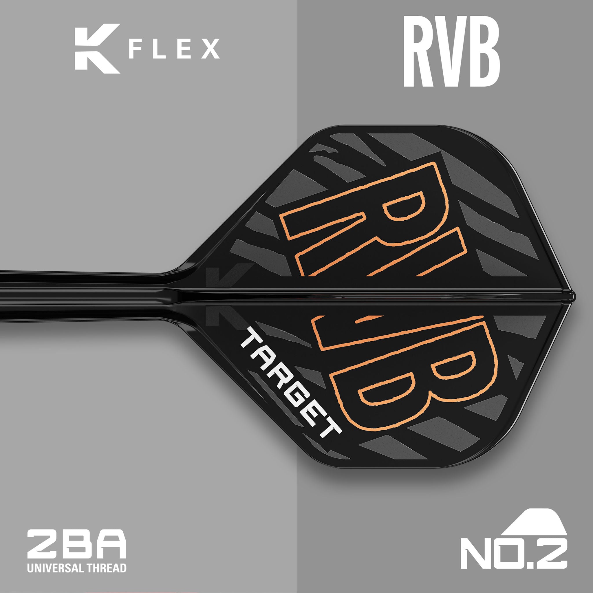 K-Flex Standard Flight & Shaft RVB close up of flight