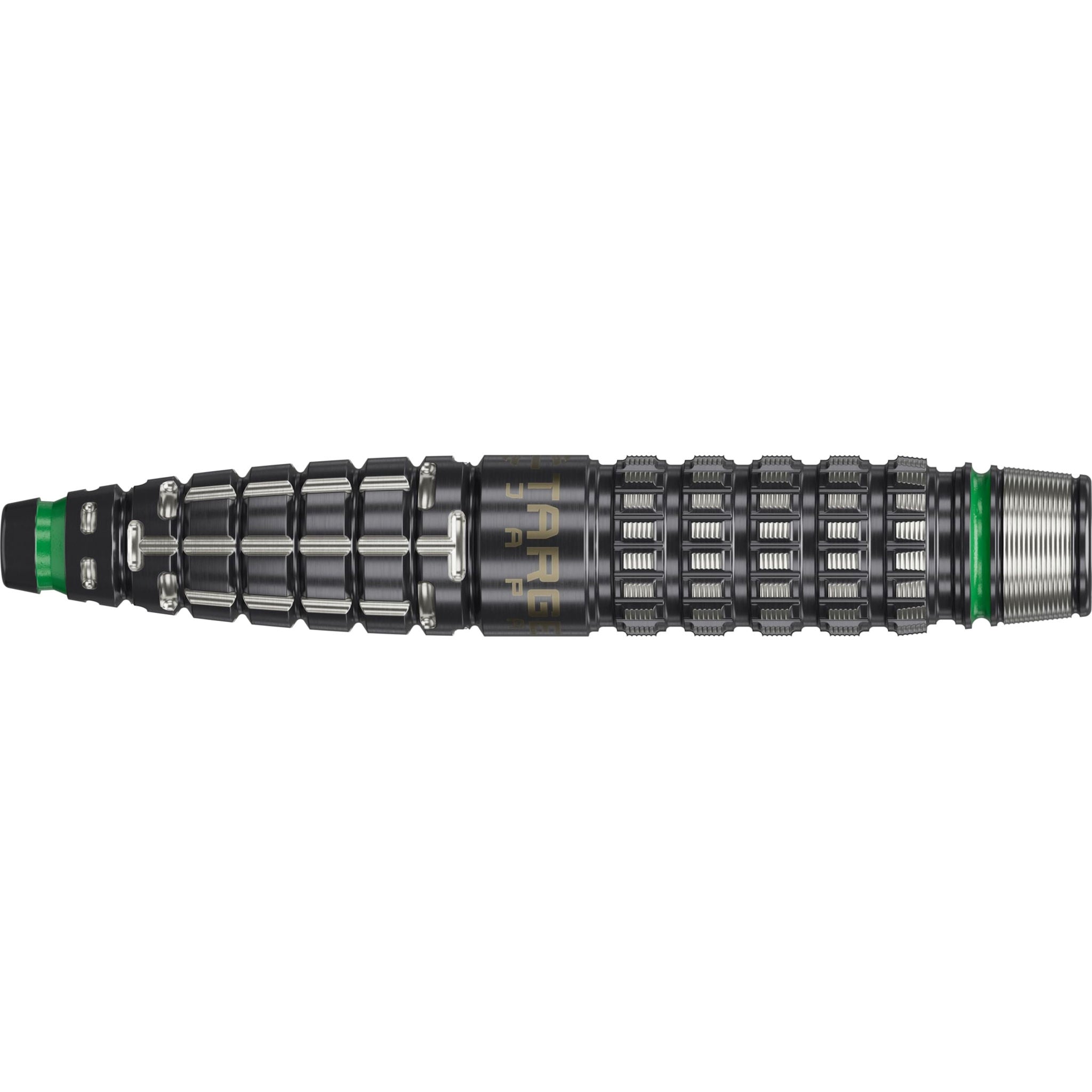Scream G2 SP 90% Tungsten close up of barrel showing green strip and engraving Target Japan on barrel