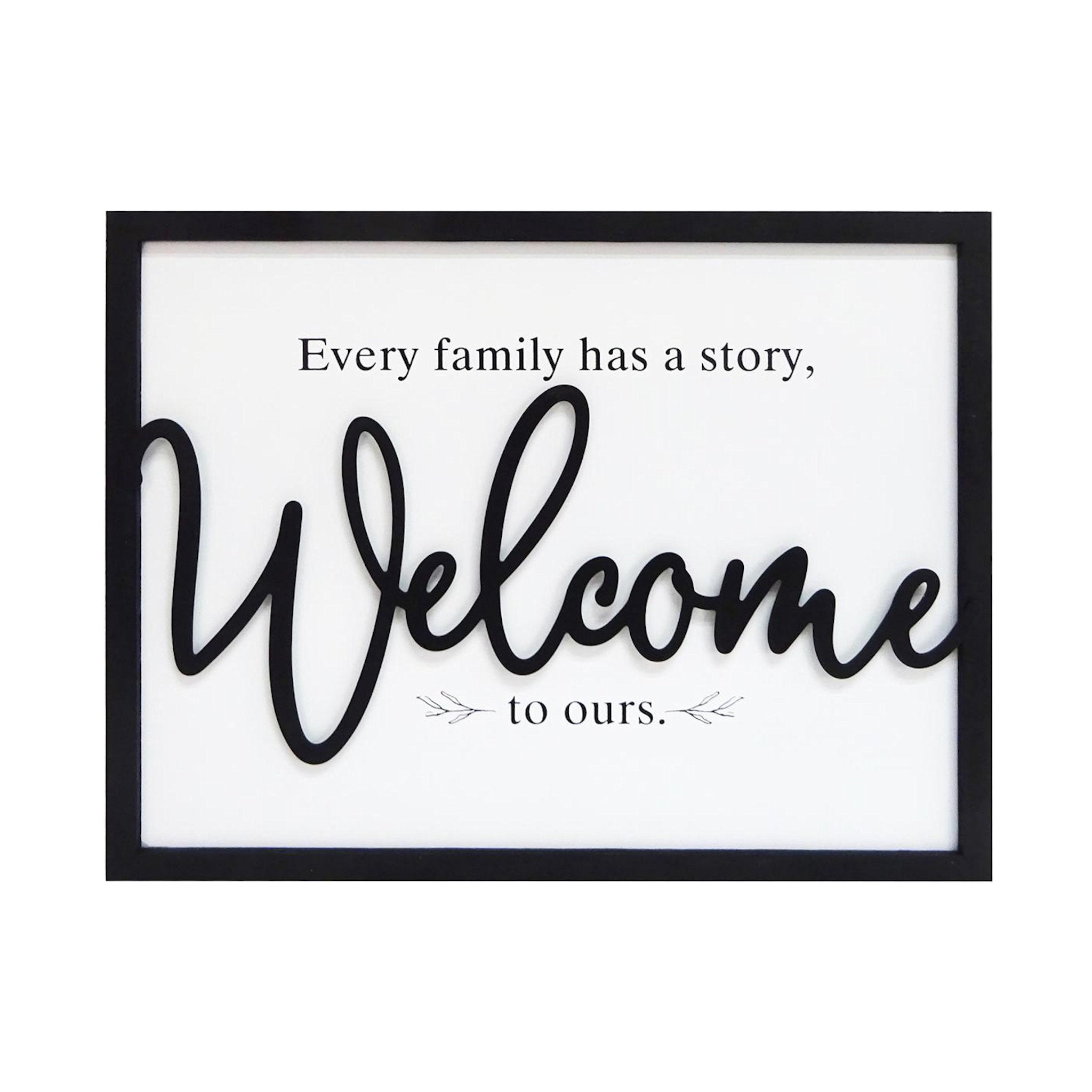 Every Family Has a Story Welcome to Ours SF3016