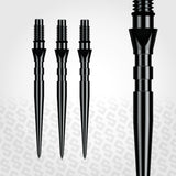 Winmau Switch Points Groove Black on light grey background