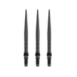 Three Winmau Switch Points Wave Black on a white background