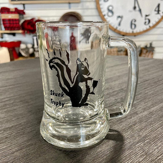 Glassware- Beer Stein Skunk Trophy