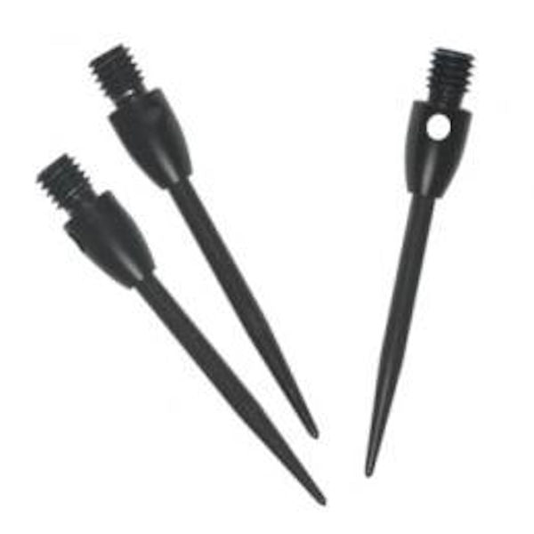 Three Steel Conversion Points in black with white background 