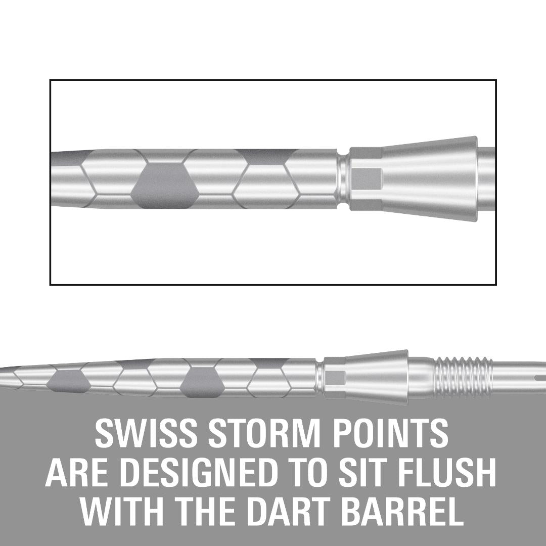 Swiss Storm Onyx Points close up
