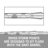Swiss Storm Onyx Points close up
