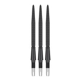 Swiss Storm Quartz Points close up of three black