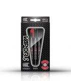 Packaged darts with 'Vapors' branding on a white background