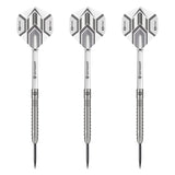 Datadart Volo 90% Tungsten Darts with a geometric design on a white background