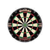 Winmau Diamond Plus dartboard with high tensile wiring and dense sisal base for advanced darts play