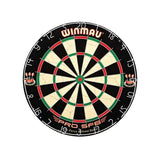 Winmau Pro SFB Dartboard with staple-free bullseye, Cliple II wiring, and dense sisal base for tournament play