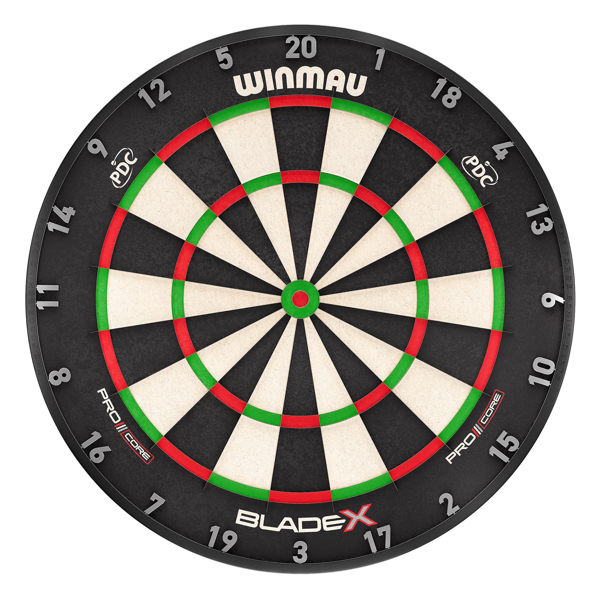 Winmau Blade X Dartboard on white background