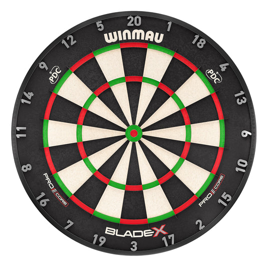Winmau Blade X Dartboard on white background
