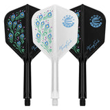 K-Flex No.6 Flight & Shaft Zenith Tung Suk showing 2 black and 1 white flight shafts