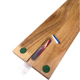 3 Track Cribbage Board by Bicycle back side where the pegs are held