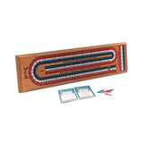 3 Track Cribbage Board by Bicycle what's in the box